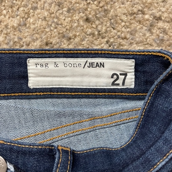 Rag & Bone 10 inch skinny frayed hem jeans - Picture 2 of 6